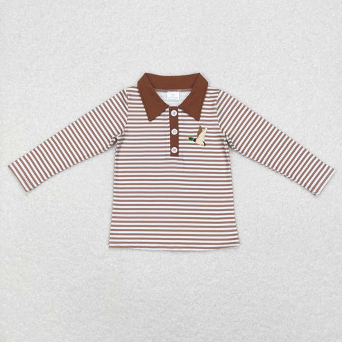9.25 RTS Sibling Baby Boys Western Camo Embroidery Dogs Ducks Deer Hunting Zipper Pullovers Tops