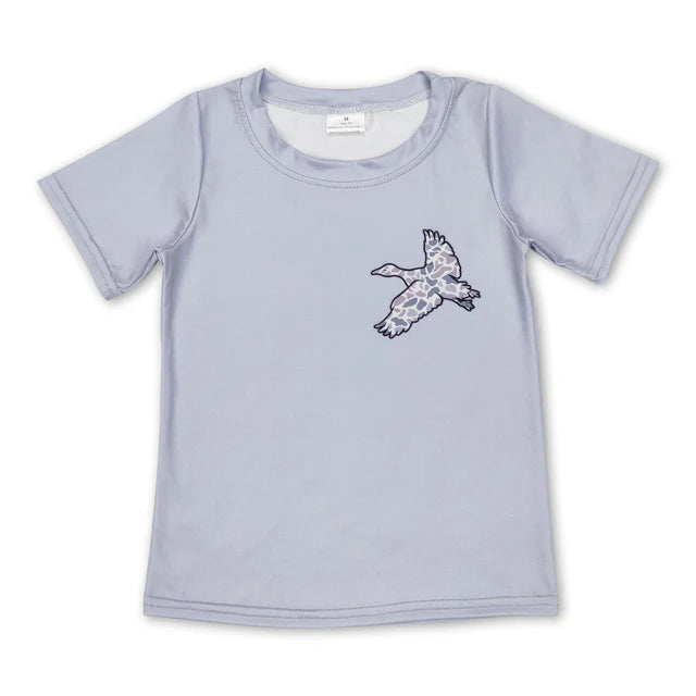 USA Warehouse (IN STOCK) Sibling Boys Hunting Camo Polo Shirts & Printed Toddler T-Shirts