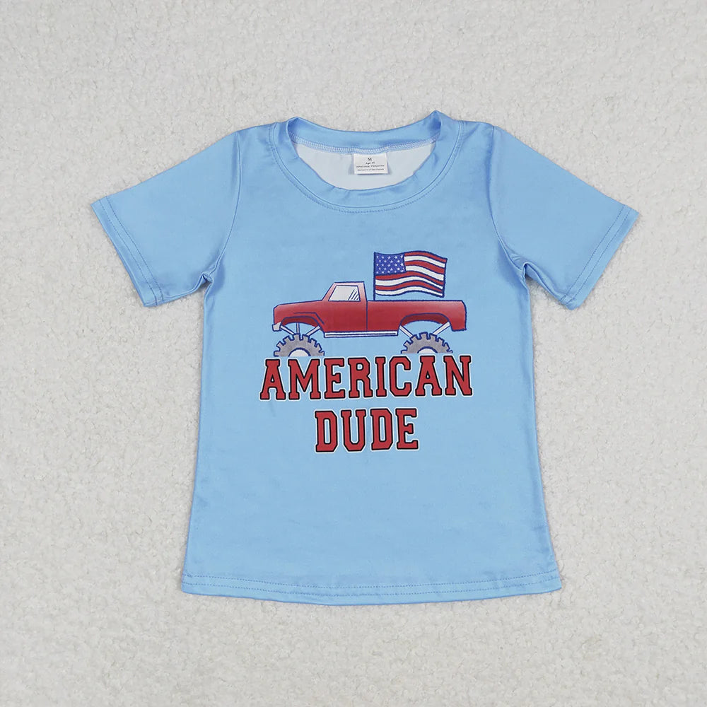 12.25 RST Sibling Boys Baby Girls July 4th Tee Shirts Tops