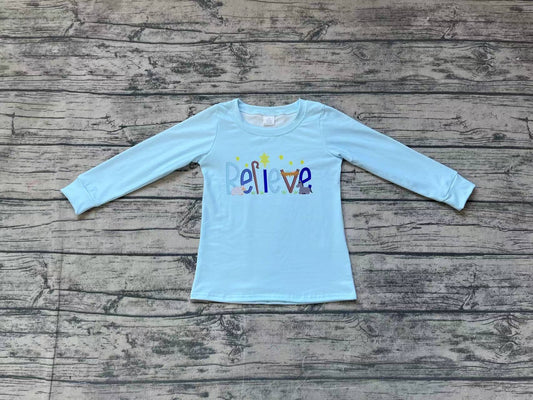 BT0775  Pre-order baby girls clothes long sleeve top