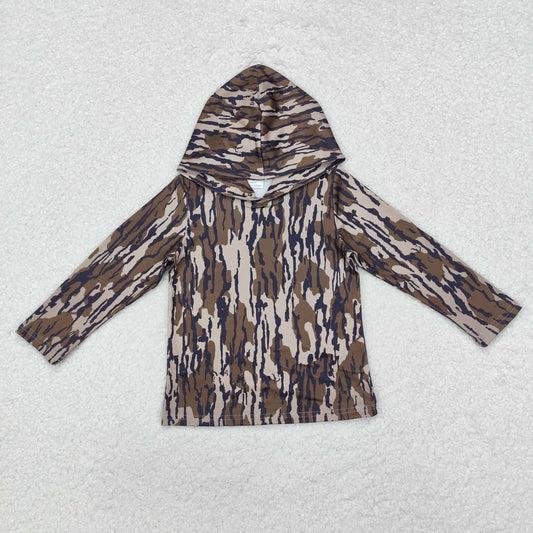 USA Shop (in stock)BT0920 Baby Boys Bottomland Camo Long Sleeve Hooded Tops Preorder