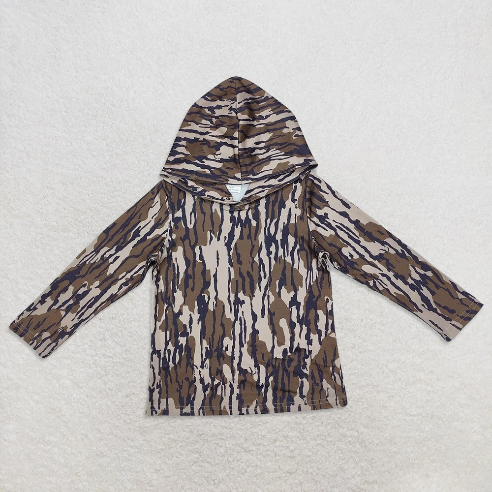 USA Warehouse (IN STOCK)  Long Sleeves Camouflage Deer Duck Kids Boys Hoodie Outdoor Casual Streetwear for Children