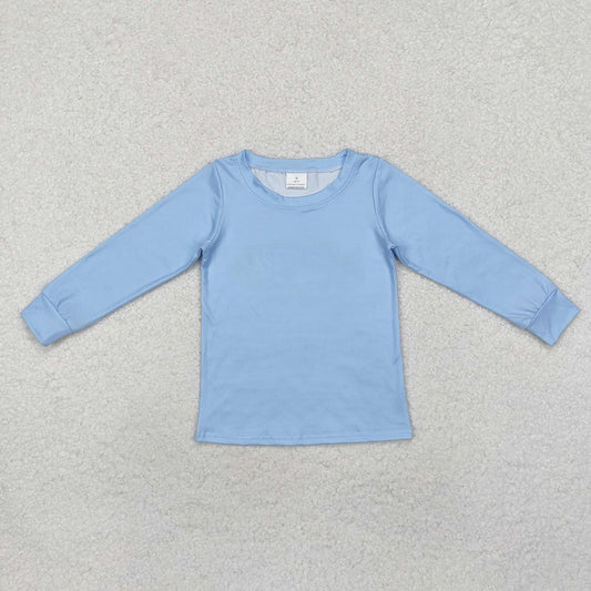 BT0952 Light blue long sleeves fishing kids boys hunting shirt