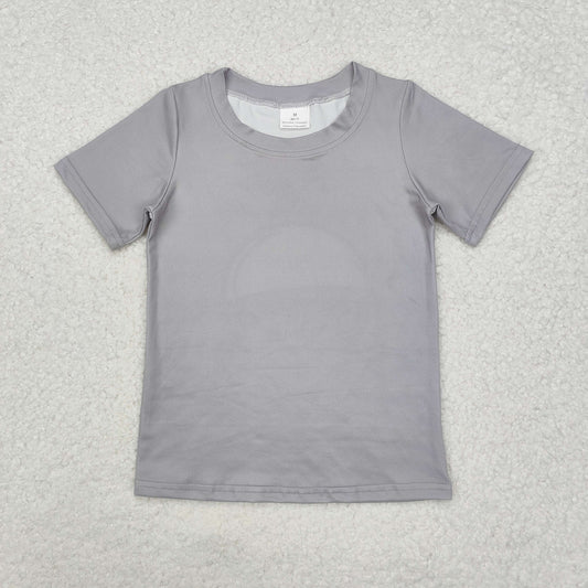 BT0961  Short sleeves grey camo slip float fishing boys shirt