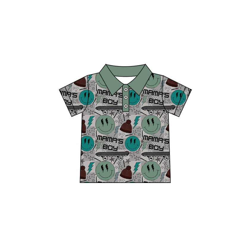 Baby Boys Mama's Boy Pocket Shirts Shorts Pajamas Clothes Sets