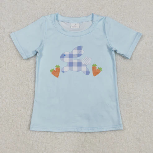 9.25 RTS Sibling Baby Boys Girls Eggs Rabbits Easter Tee Shirts Top