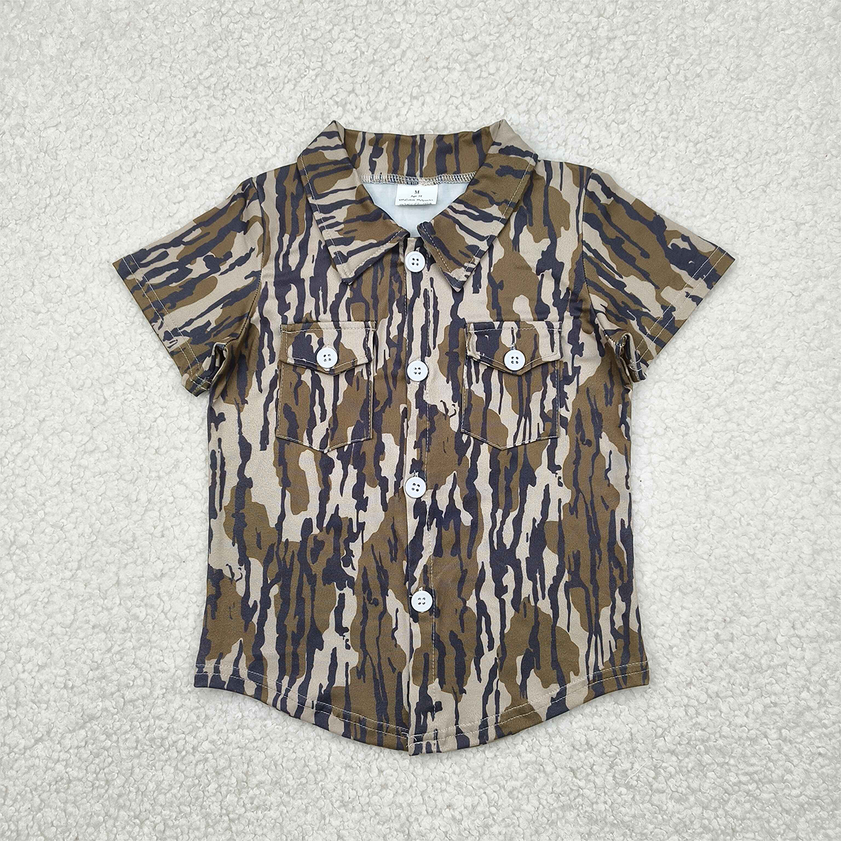 6.27   BT1201 RTS NO MOQ Baby Boys Summer Tops toddler boys clothes camouflage short Sleeve Top