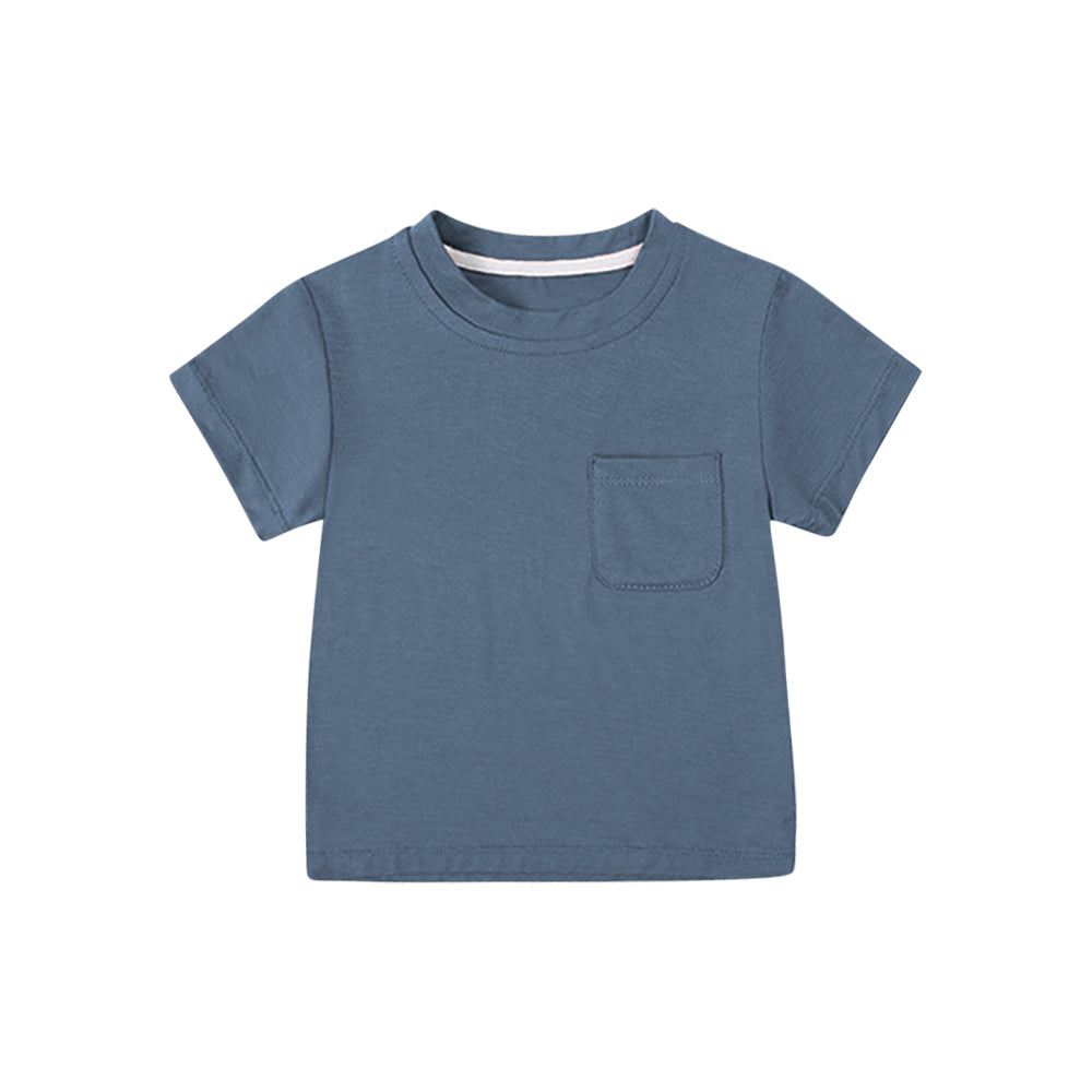 8.26  Pre order Baby Boys White Short Sleeves Tee Shirts Top