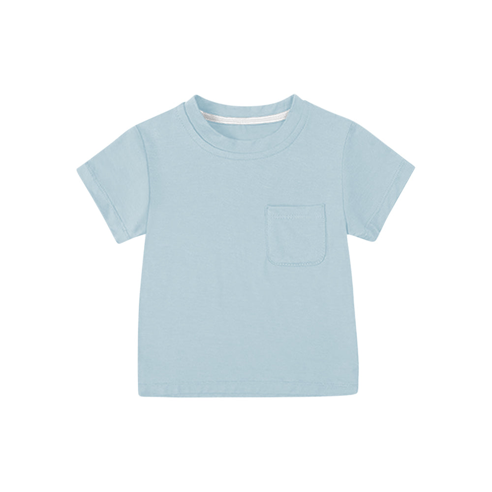 8.26  Pre order Baby Boys White Short Sleeves Tee Shirts Top
