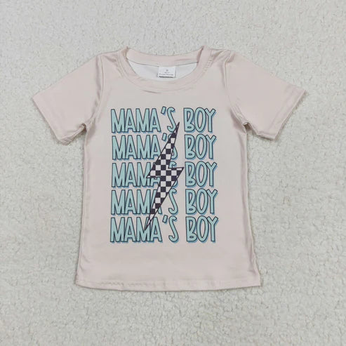 9.26 RTS Sibling Mama's Boys Girls Lights Flowers Tee Shirts Top