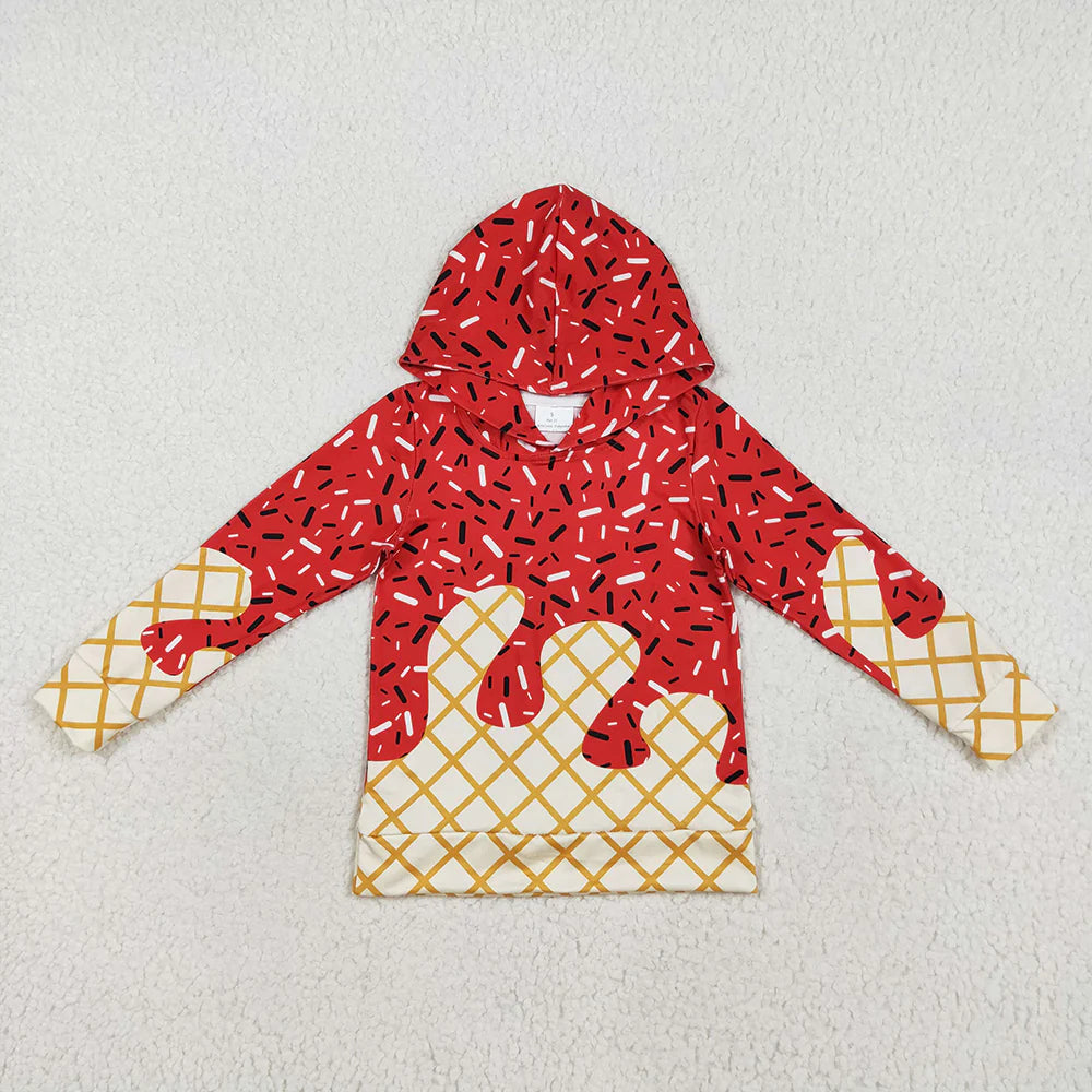 10.1 RTS 7 Colors Sibling Baby Kids Long Sleeves Team Sprinkles Drips Hoodies Tops