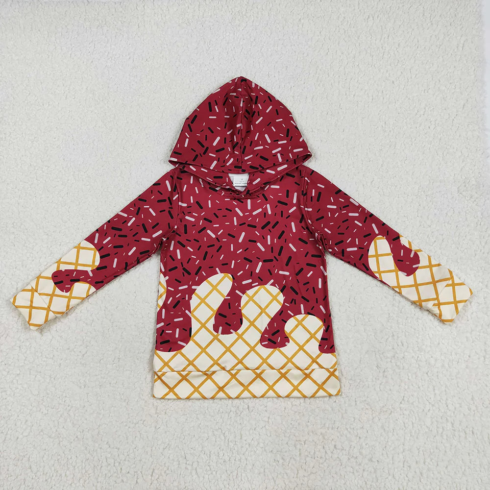 10.1 RTS 7 Colors Sibling Baby Kids Long Sleeves Team Sprinkles Drips Hoodies Tops