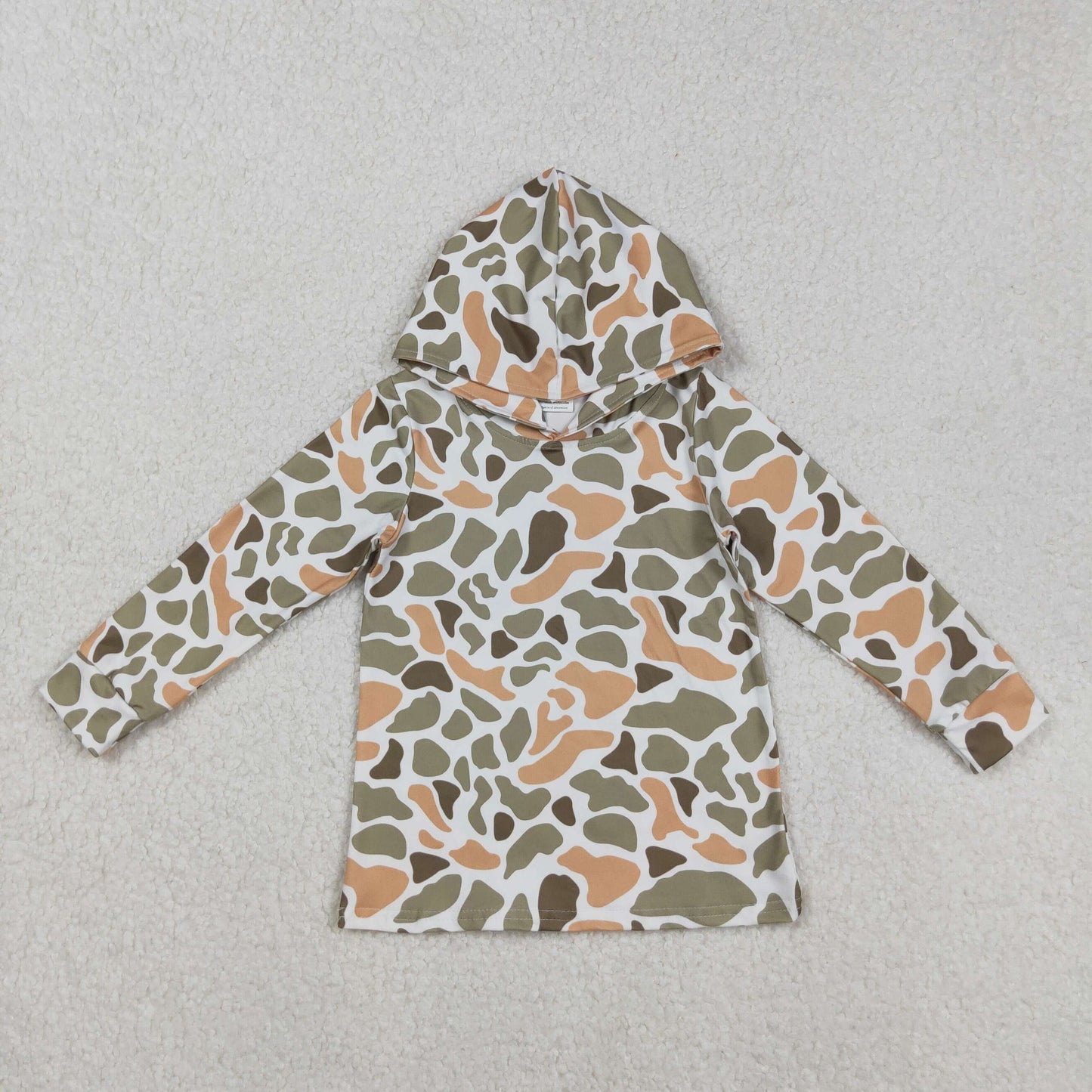 RTS Sibling Baby Light Camouflage Long Sleeve Kids Boys Hoodie Comfortable Polyester Spring Autumn Jacket for Children