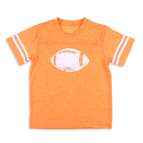 9.22 BT1379 Baby Boys Orange Footballs Team Tee Shirts Top Preorder