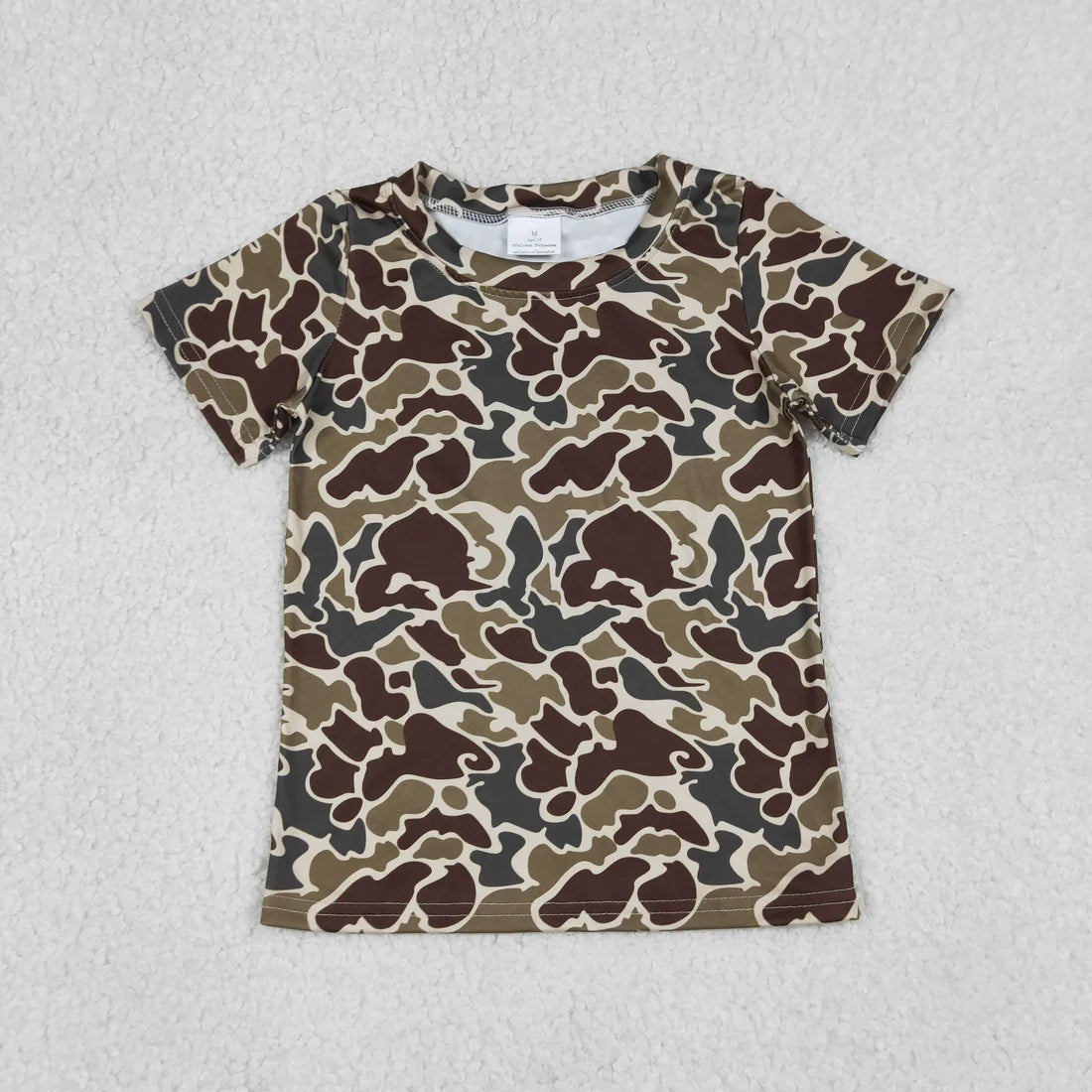 2.11 RST Sibling Baby Boys Short Sleeve Southern Hunting Camo T-shirts Top