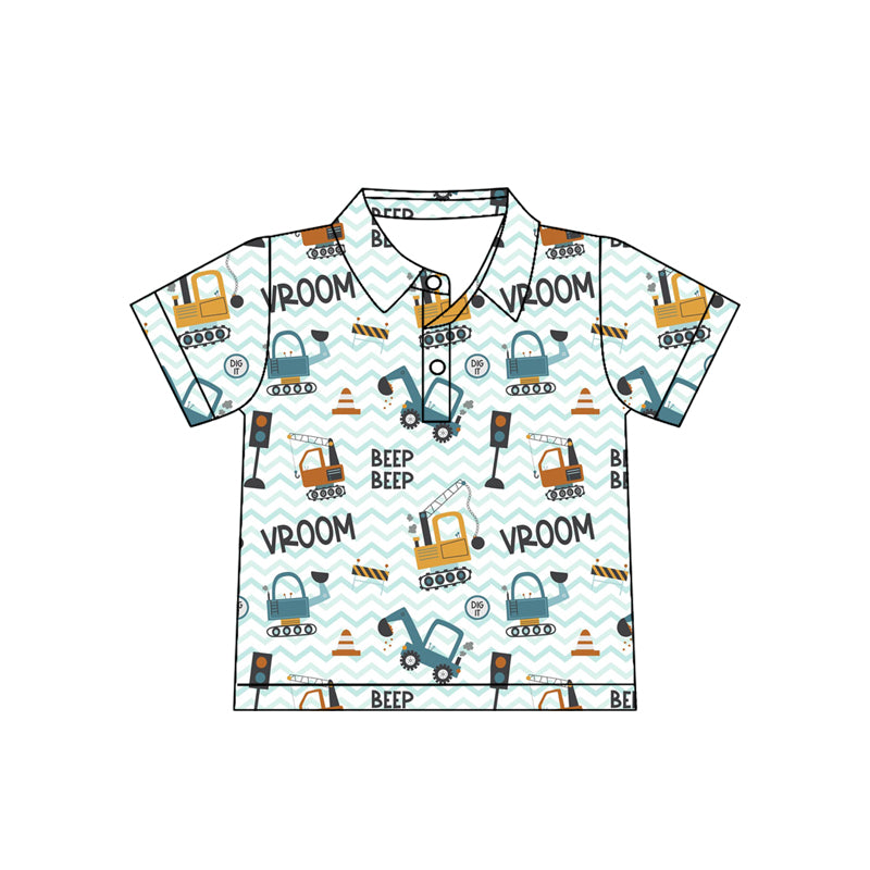 4.13 Pre order No Moq Baby Boys Souther Button Shirts Top