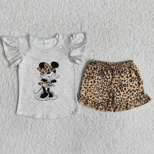 C0-14 Kids girls clothes short sleeve with shorts set-promotion 2024.3.30 $5.5