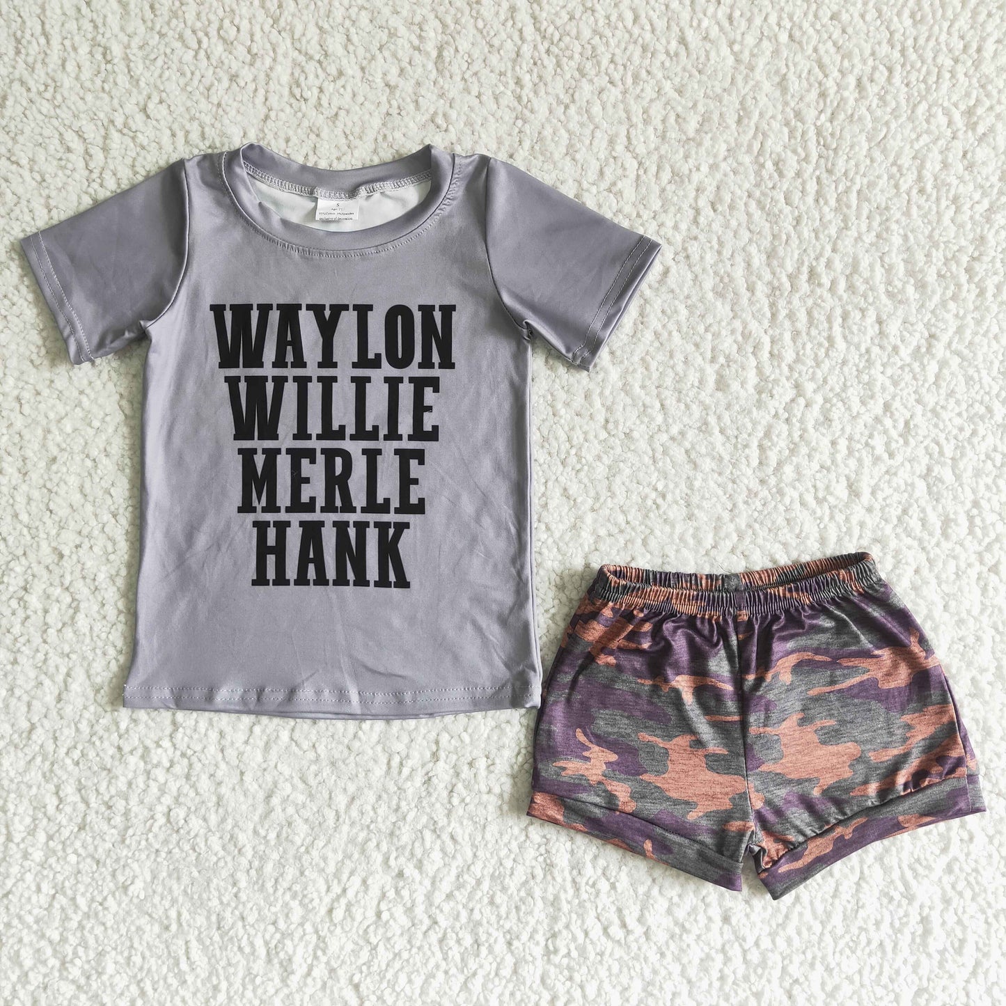 C0-7  Kids boys clothes  sleeves top with shorts set-promotion  2024.3.23 $5.5