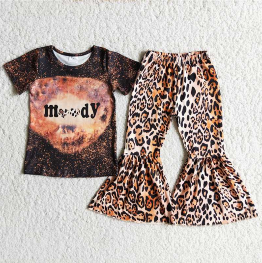 C1-15  Kids girls clothes  short sleeves top with trousers set-promotion 2024.6.15 $2.99