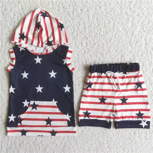 C14-23 Kids boys clothes short sleeve with shorts set-promotion 2024.5.11 $5.5