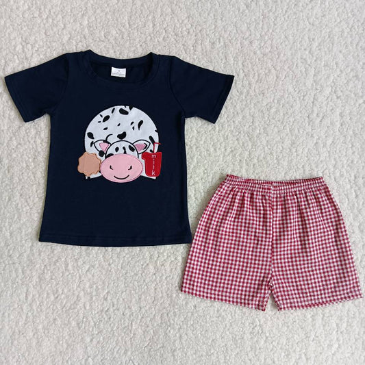 C16-8 Kids boys clothes short sleeve with shorts set-promotion 2024.5.11 $5.5