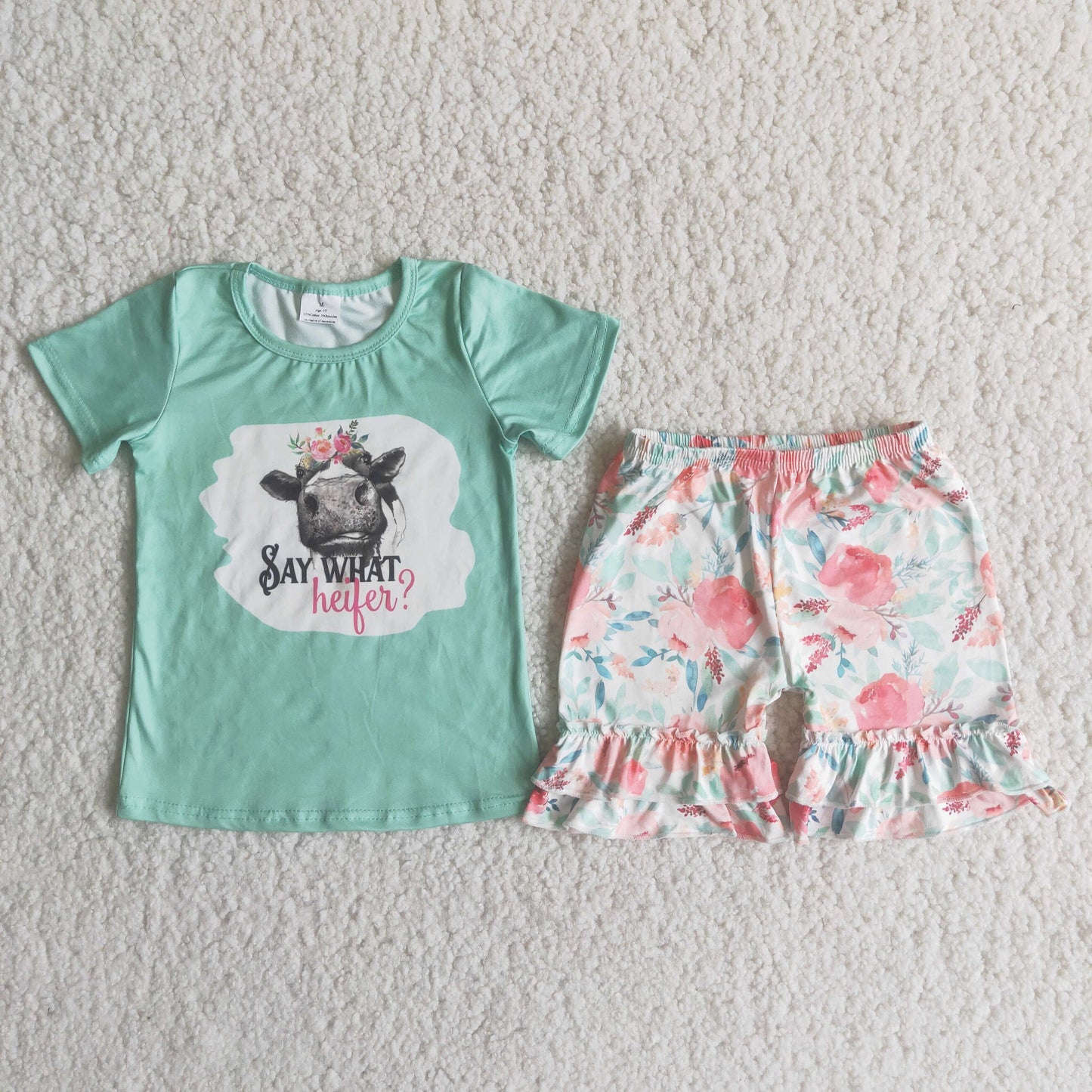 C4-16 Kids boys clothes short sleeve top with shorts set promotion 2024.3.23 $5.5