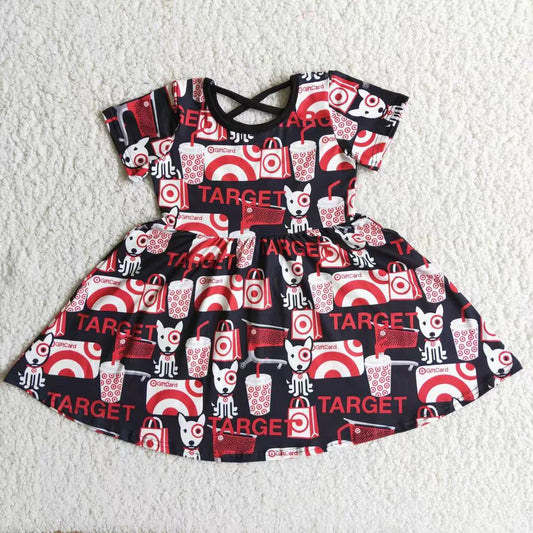 D6-15 Kids girls clothes short sleeves top woven  dress -promotion 2024.4.20  $2.99