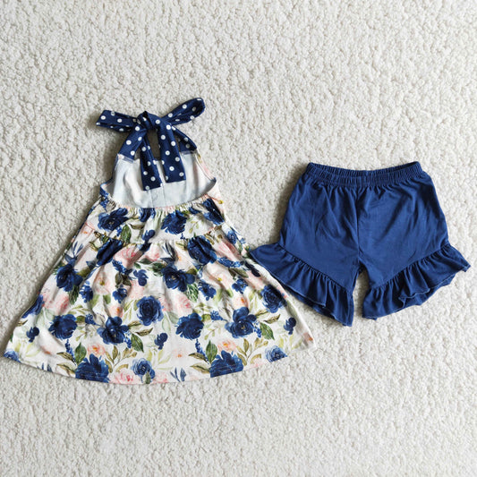 D7-19  Kids girls clothes sleeves with shorts set-promotion  2024.4.20 $5.5