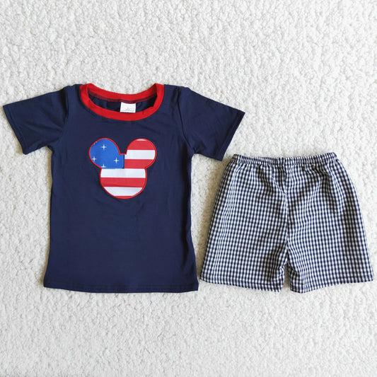 D9-16  Kids boys clothes  short sleeves top with shorts set-promotion  2024.5.25 $5.5