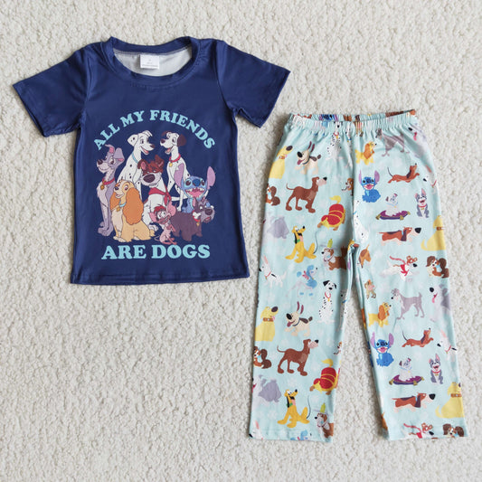 E11-12  Kids boys clothes  short sleeves top with trousers set-promotion  2024.6.1 $5.5