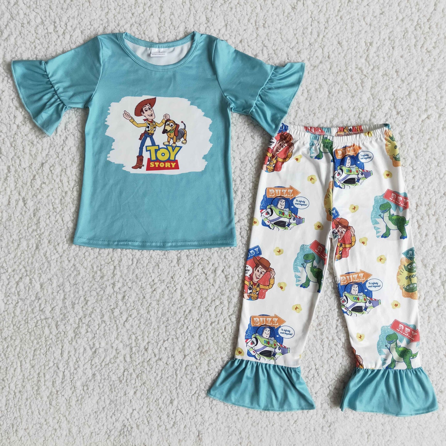 5.15 E6-26 Girls toy ruffle pants sets