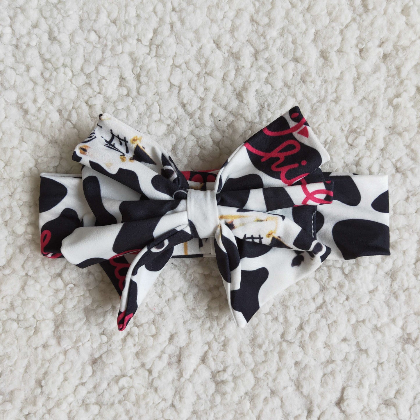 E7-2 Baby Girls Cowprint bell pants sets