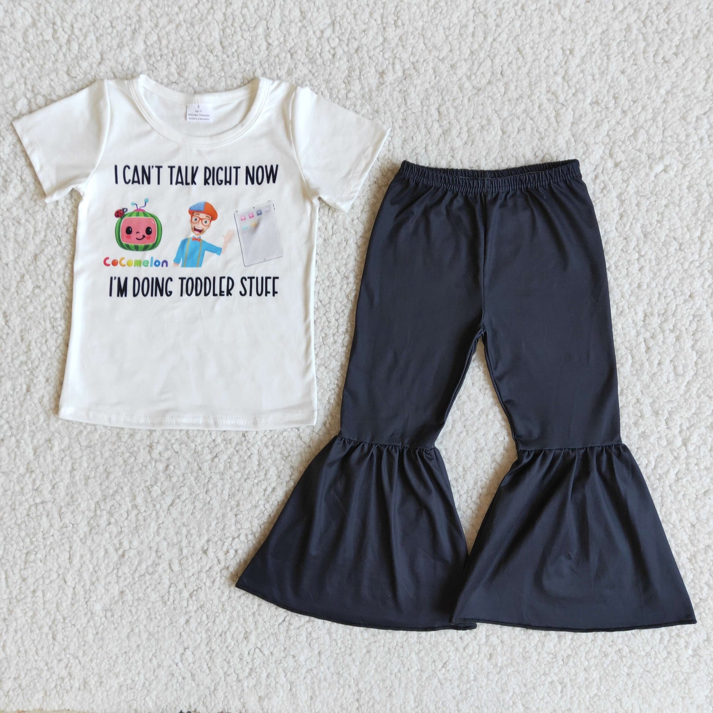 4.10 E9-14 I Can't Talk Right Now Girl Set