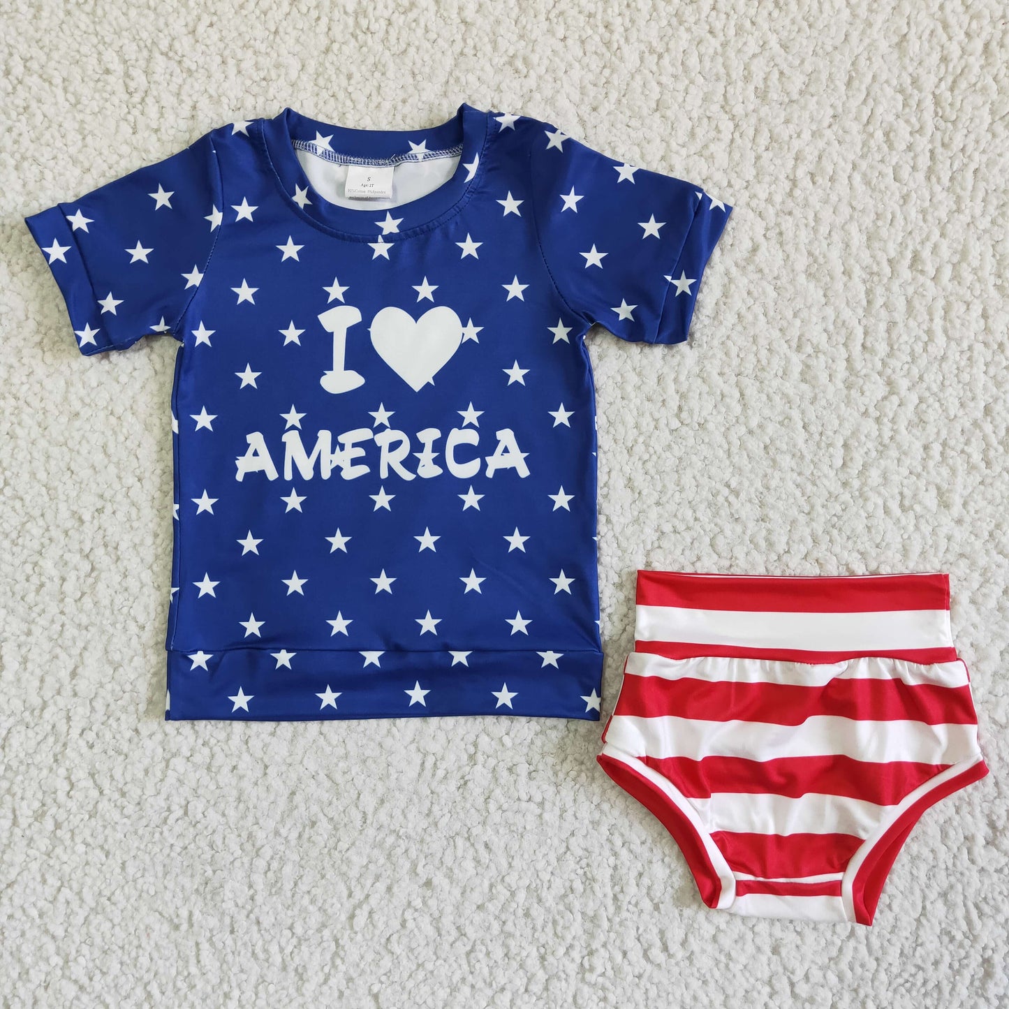 GBO0039 Kids girls clothes short sleeves top with briefs set-promotion 2024.5.25 $5.5