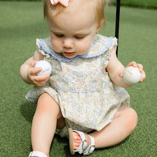 GBO0467Floral Print Baby Girl's Sleeveless Top And Shorts Set Cute Children's Outfit for Summer
