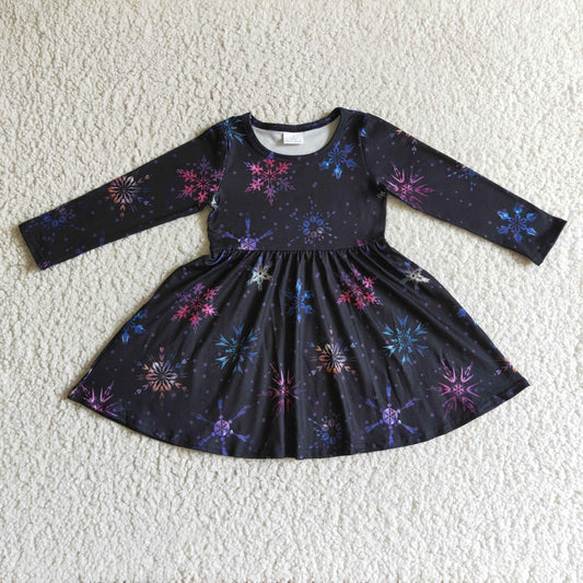 GLD0035  Kids girls clothes long sleeve top woven  dress -promotion 2024.8.10  $5.5