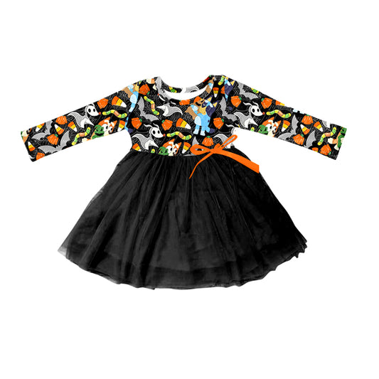 GLD0542  Pre-order baby girl clothes long sleeves summer dress