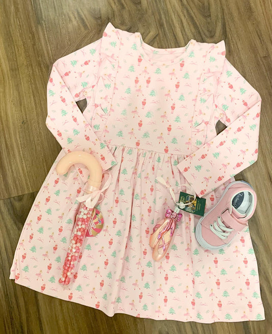 GLD0543  Pre-order baby girl clothes long sleeves summer dress