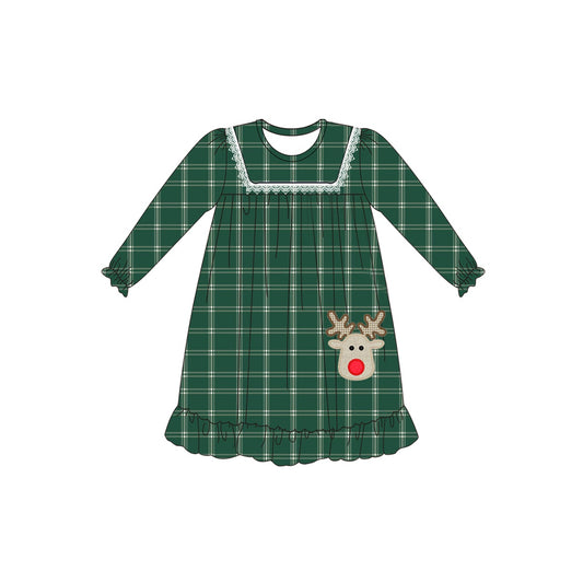 GLD0561  Pre-order baby girl clothes long sleeves summer dress