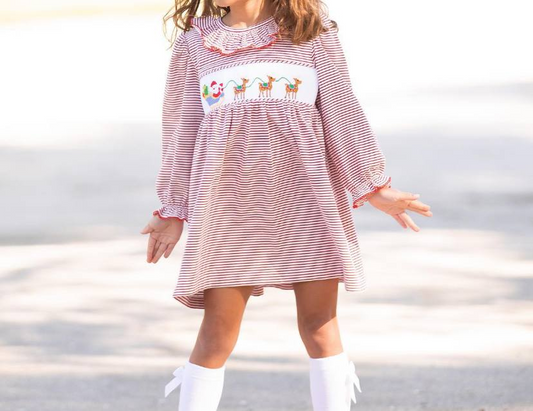 No moq  GLD0632  Pre-order Size 3-6m to 14-16t baby girl clothes long sleeves summer dress