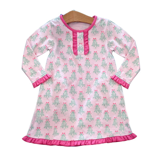 No moq  GLD0636  Pre-order Size 3-6m to 14-16t baby girl clothes long sleeves summer dress