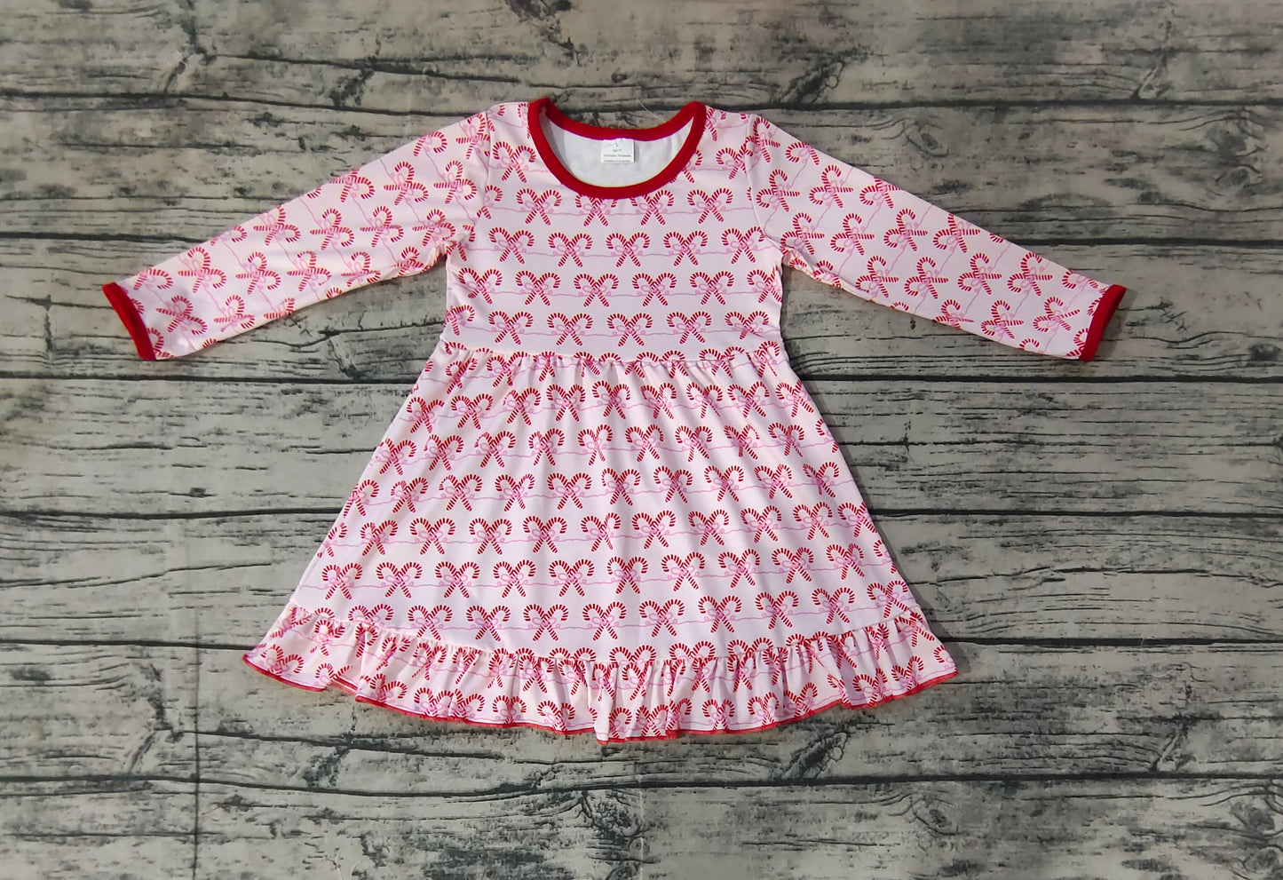 NO moq GLD0774 Pre-order Sizes 3-6m to 14-16t baby girl clothes long sleeves autumn dress