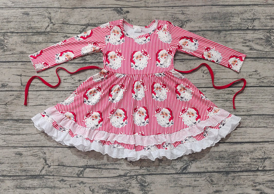 NO moq GLD0786  Pre-order Sizes 3-6m to 14-16t baby girl clothes long sleeves autumn dress