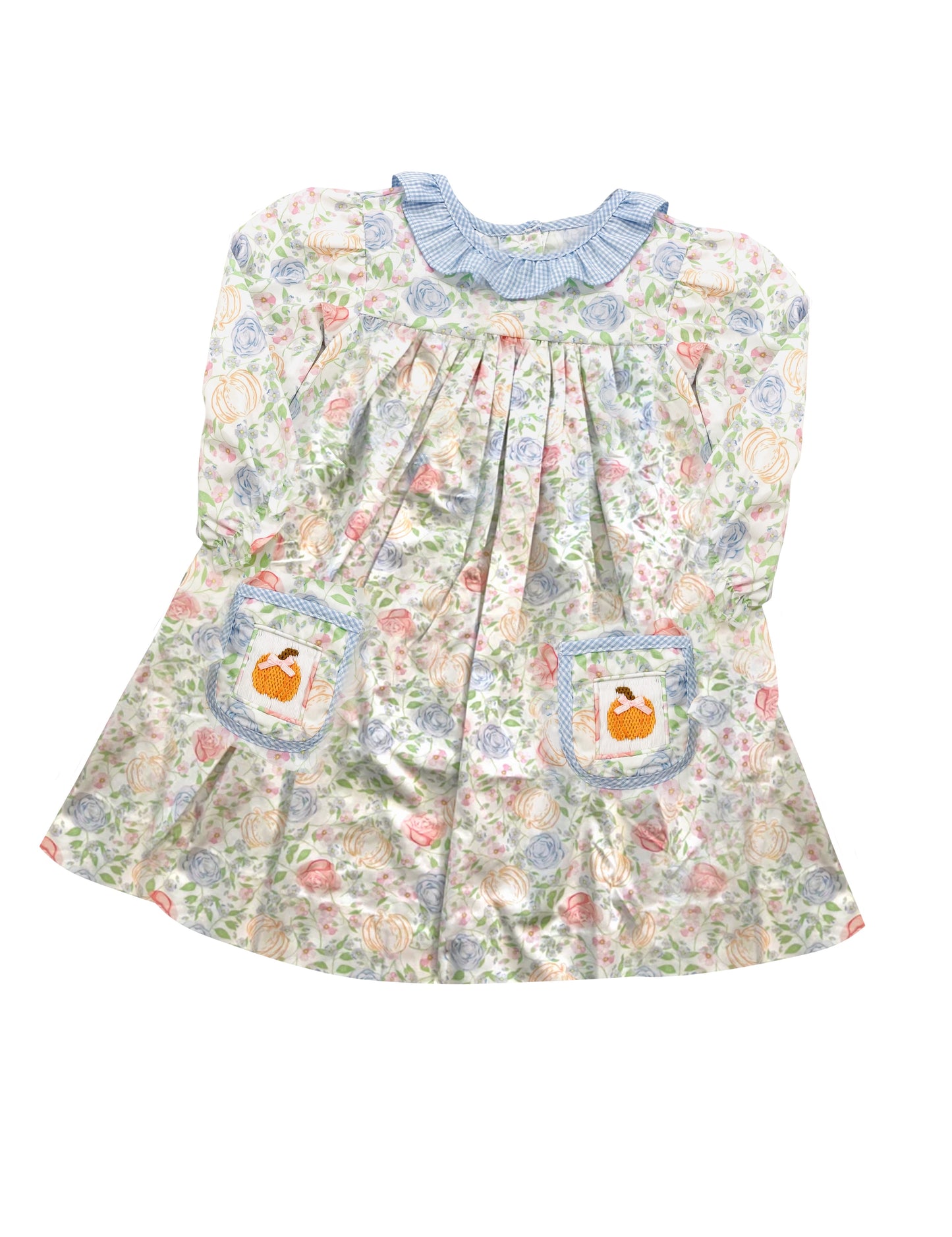 NO moq GLD0809 Pre-order Size 3-6m to 14-16t baby girl clothes long sleeves autumn dress