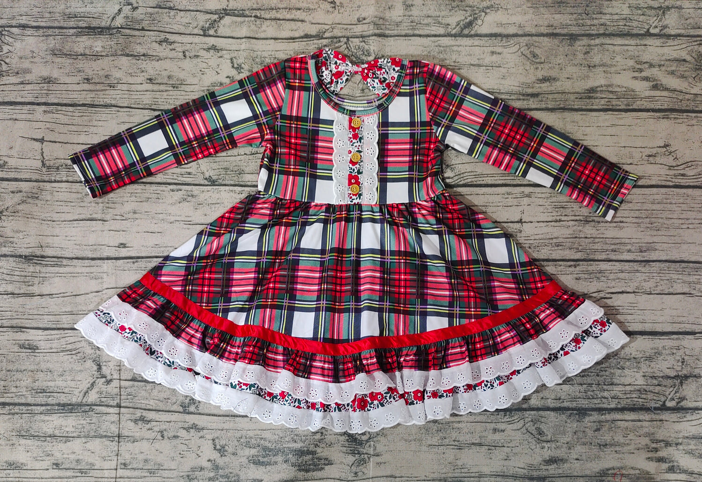 NO moq GLD0838 Pre-order Sizes 3-6m to 14-16t baby girl clothes long sleeves autumn dress