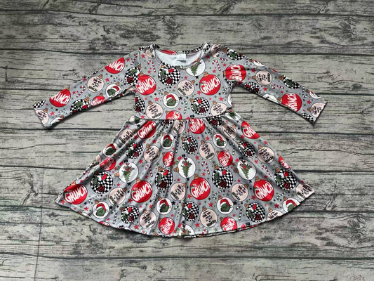 GLD0905 Baby Girls Christmas Disco Knee Length Dresses Preorder