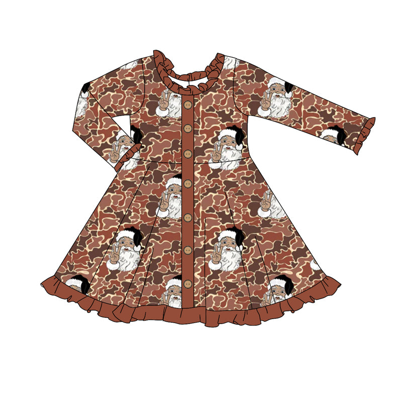 NO moq GLD0910  Pre-order Sizes 3-6m to 14-16t baby girl clothes long sleeves autumn dress