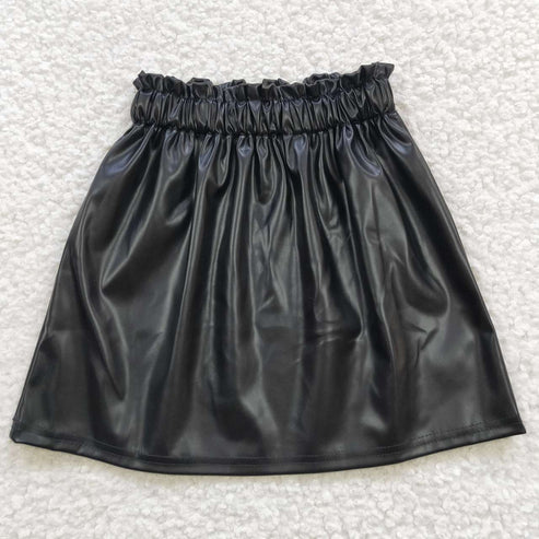 11.11 RTS Sibling Baby Girls Leather Skirts