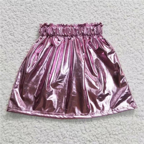 11.11 RTS Sibling Baby Girls Leather Skirts