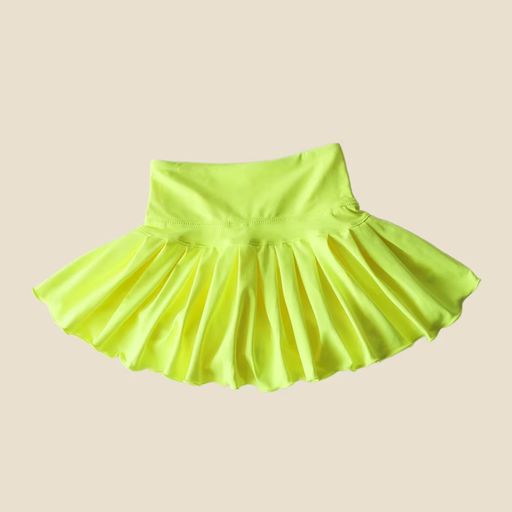 8.26  Pre order Baby Girl Yoga Skirt yoga blue Skirts dress